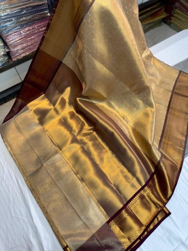Kanchipuram Soft Tissue Saree - Image 7
