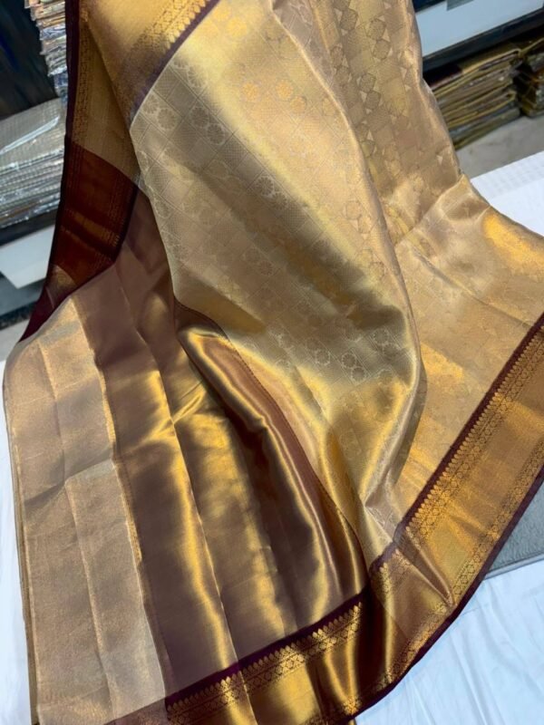Kanchipuram Soft Tissue Saree - Image 8