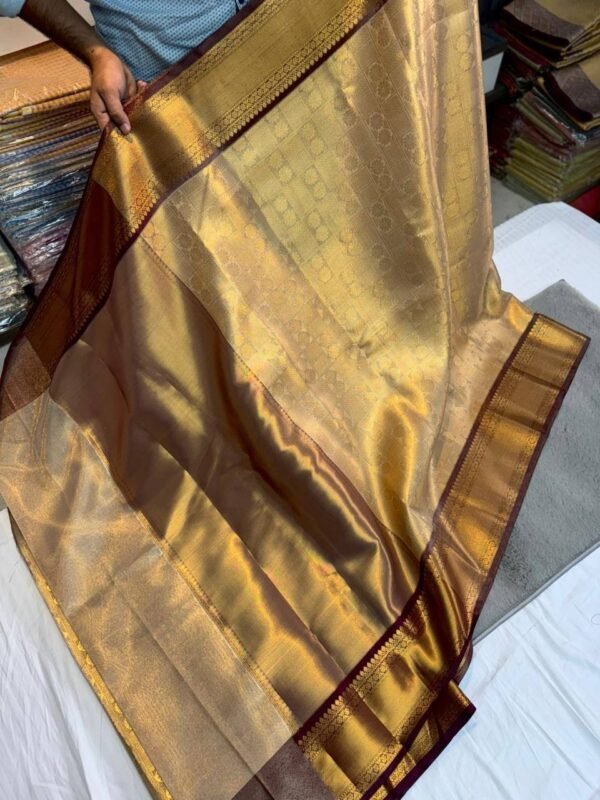 Kanchipuram Soft Tissue Saree - Image 12