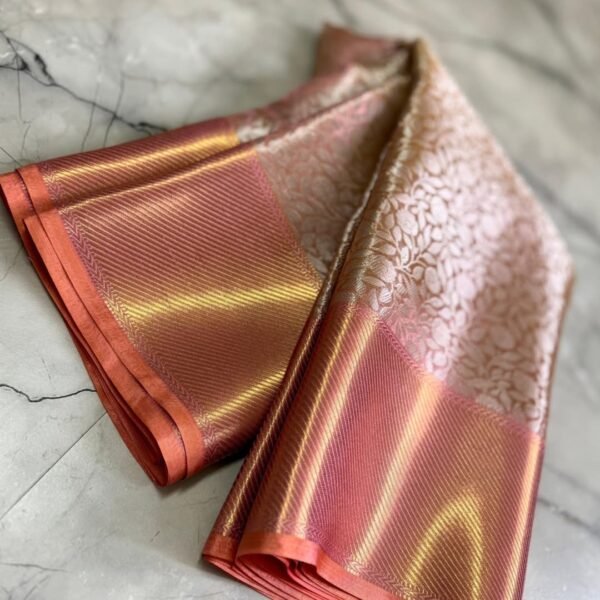 Sai Pallavi inspired Kanjivaram tissue silk - Image 5