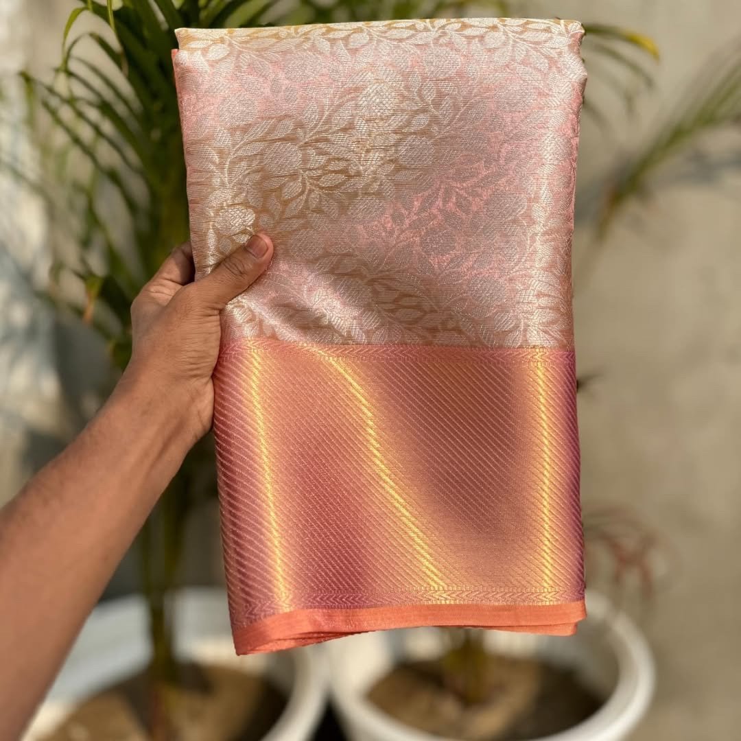 Sai Pallavi inspired Kanjivaram tissue silk - Image 1