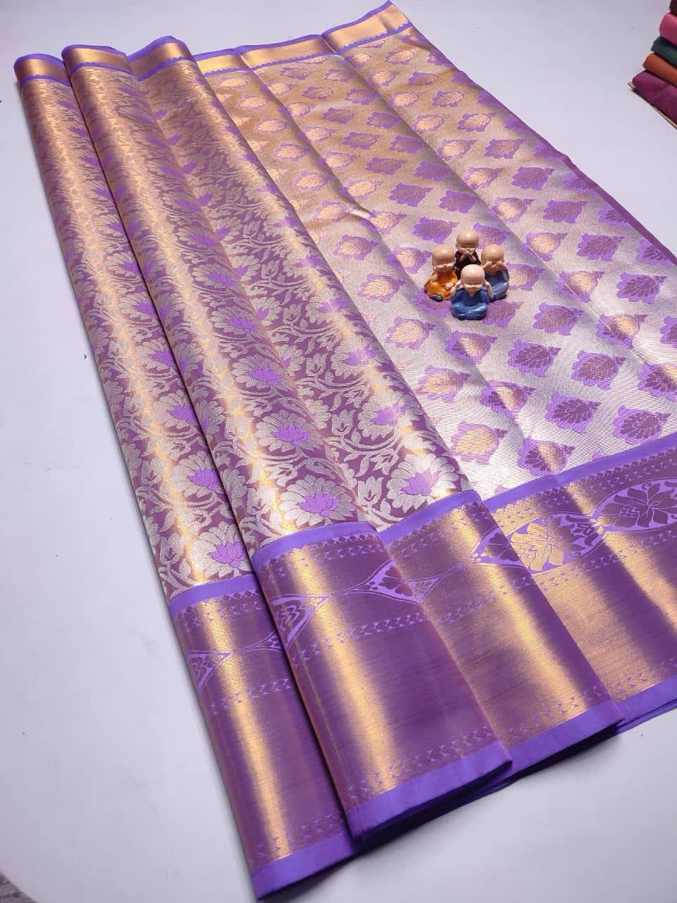 GRAND WEDDING TISSUE SILK SAREE - Image 4