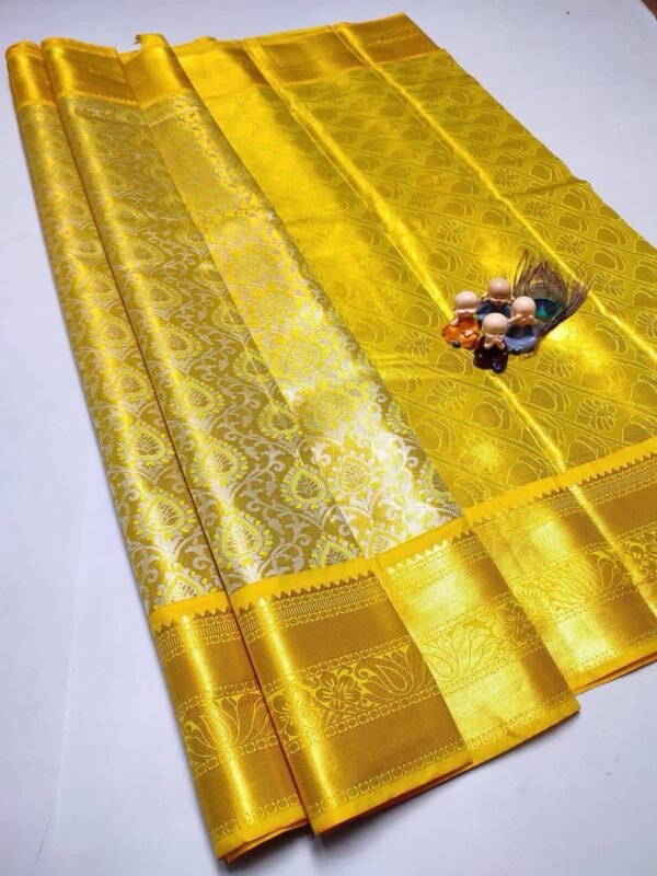 GRAND WEDDING TISSUE SILK SAREE - Image 15