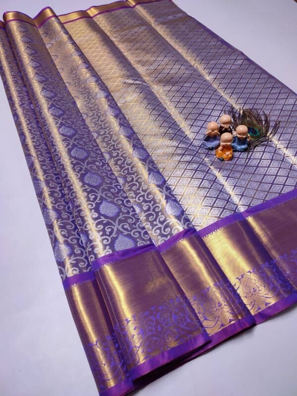 GRAND WEDDING TISSUE SILK SAREE - Image 20