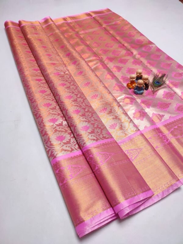 GRAND WEDDING TISSUE SILK SAREE - Image 18