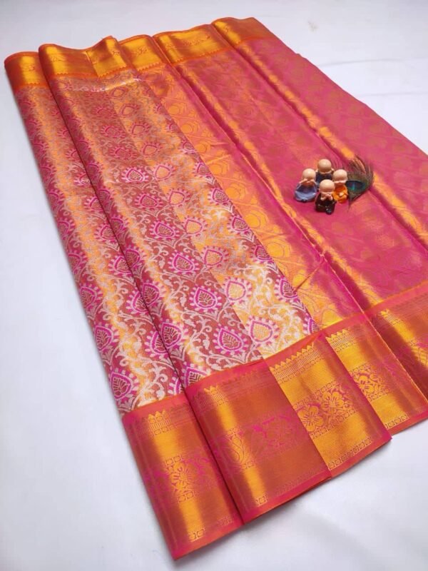 GRAND WEDDING TISSUE SILK SAREE - Image 22
