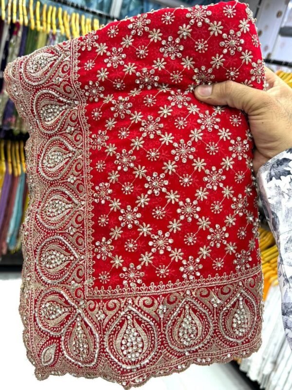 Bridal collection georgette sarees - Image 6