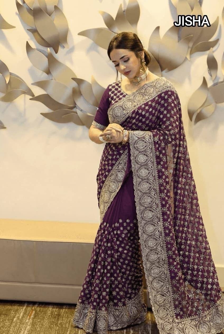 Bridal collection georgette sarees - Image 1