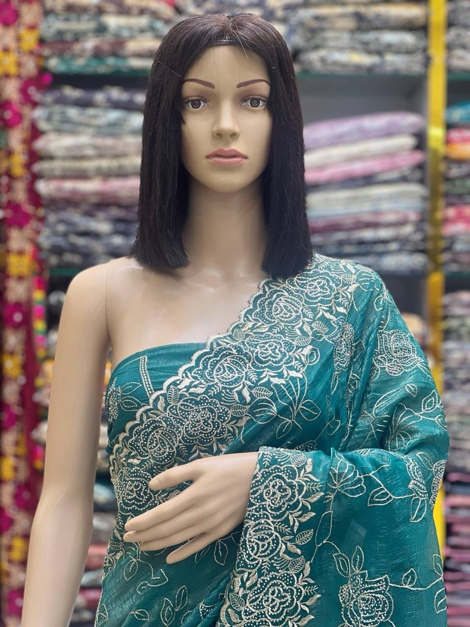 Crunchy silk sarees - Image 10