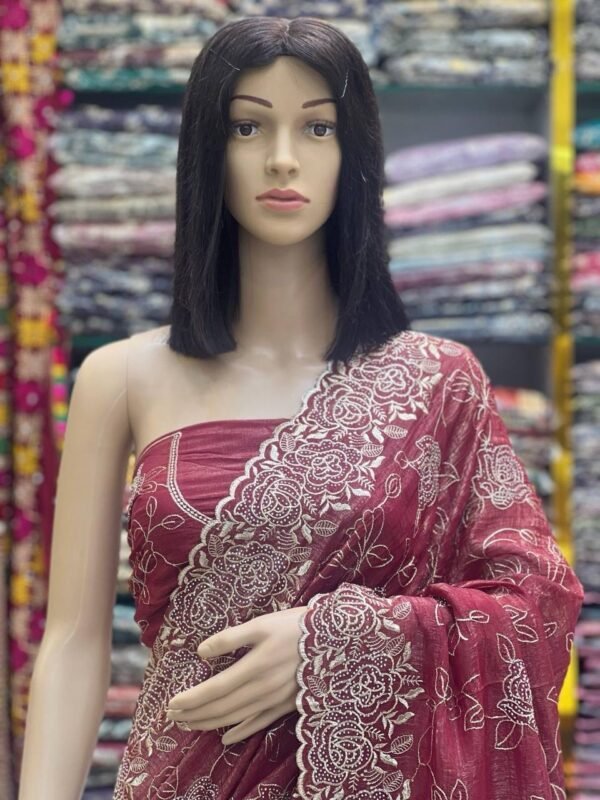 Crunchy silk sarees - Image 9