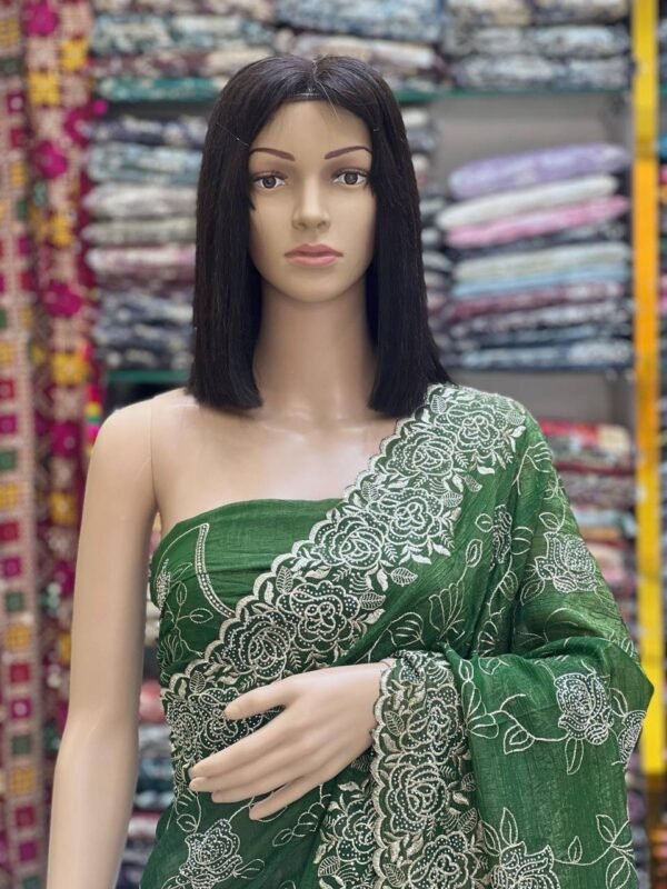 Crunchy silk sarees - Image 8
