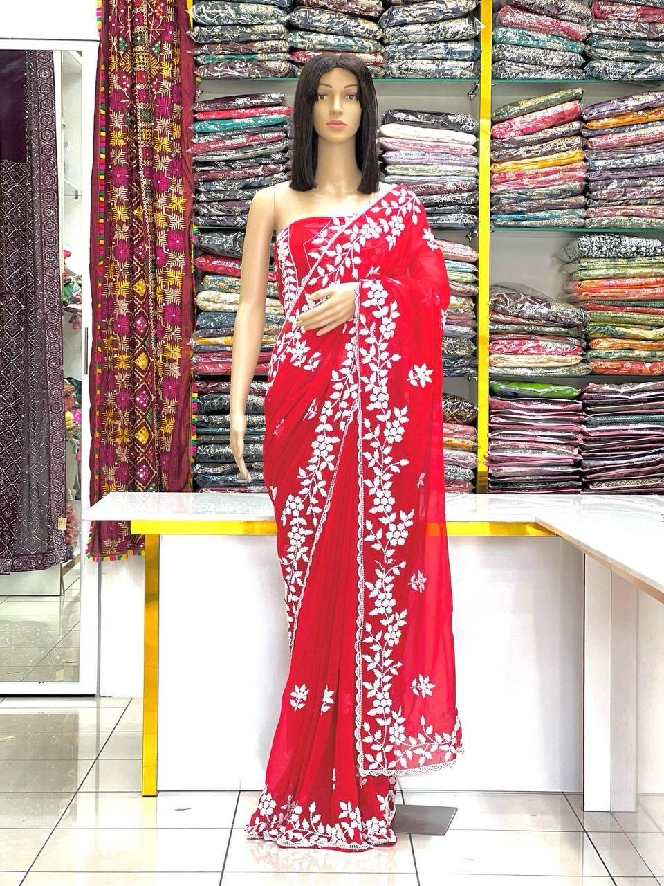 Georgette sarees - Image 7