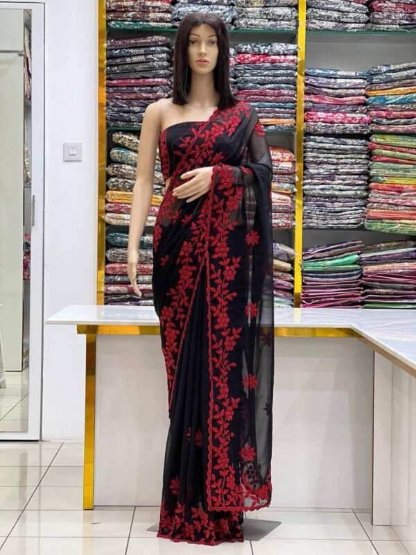 Georgette sarees - Image 8
