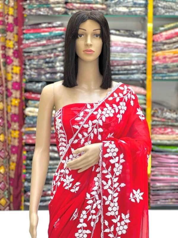 Georgette sarees - Image 12