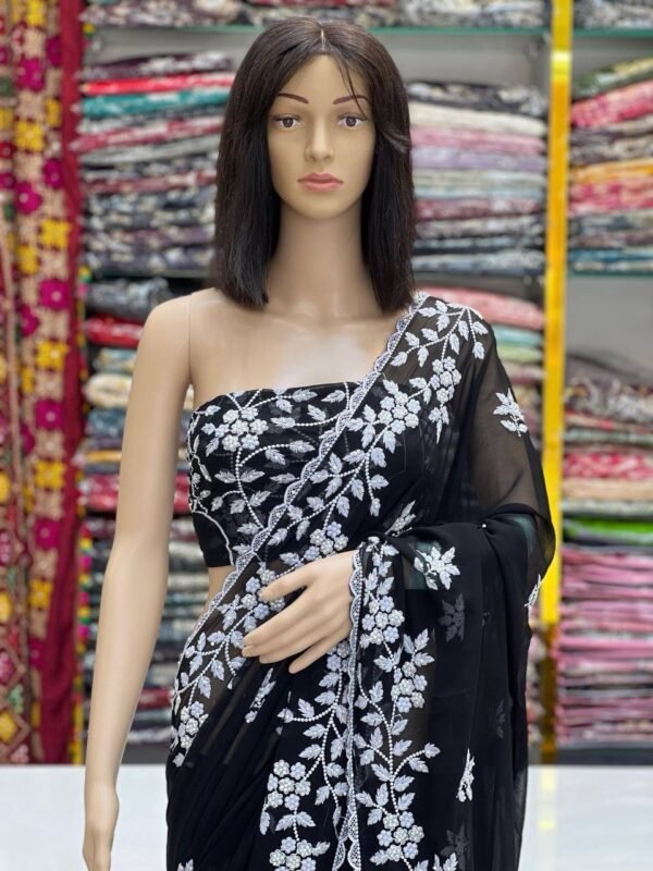 Georgette sarees - Image 13