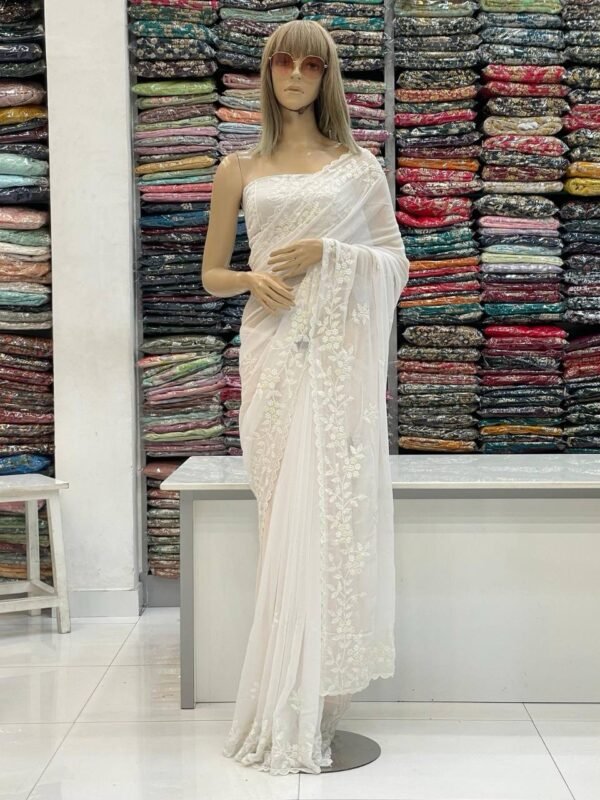 Georgette sarees - Image 5