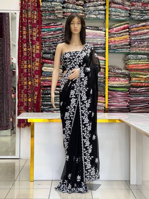 Georgette sarees - Image 6