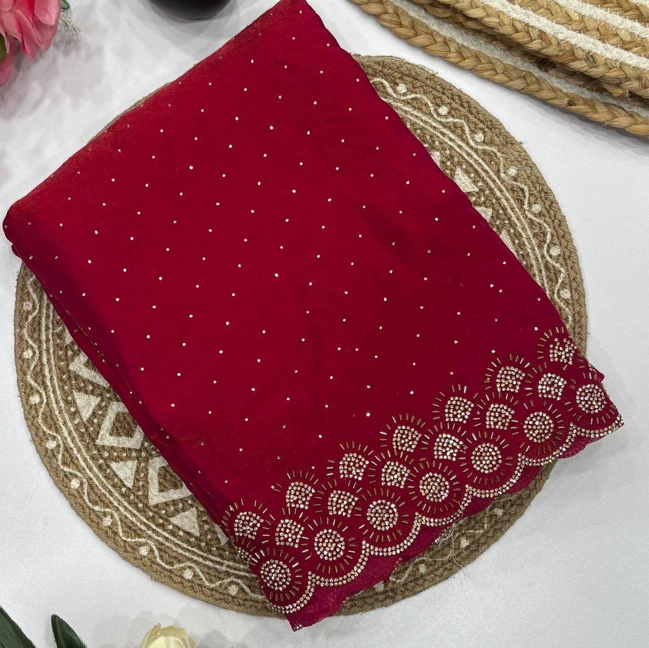 Jarkhan work space silk sarees - Image 19