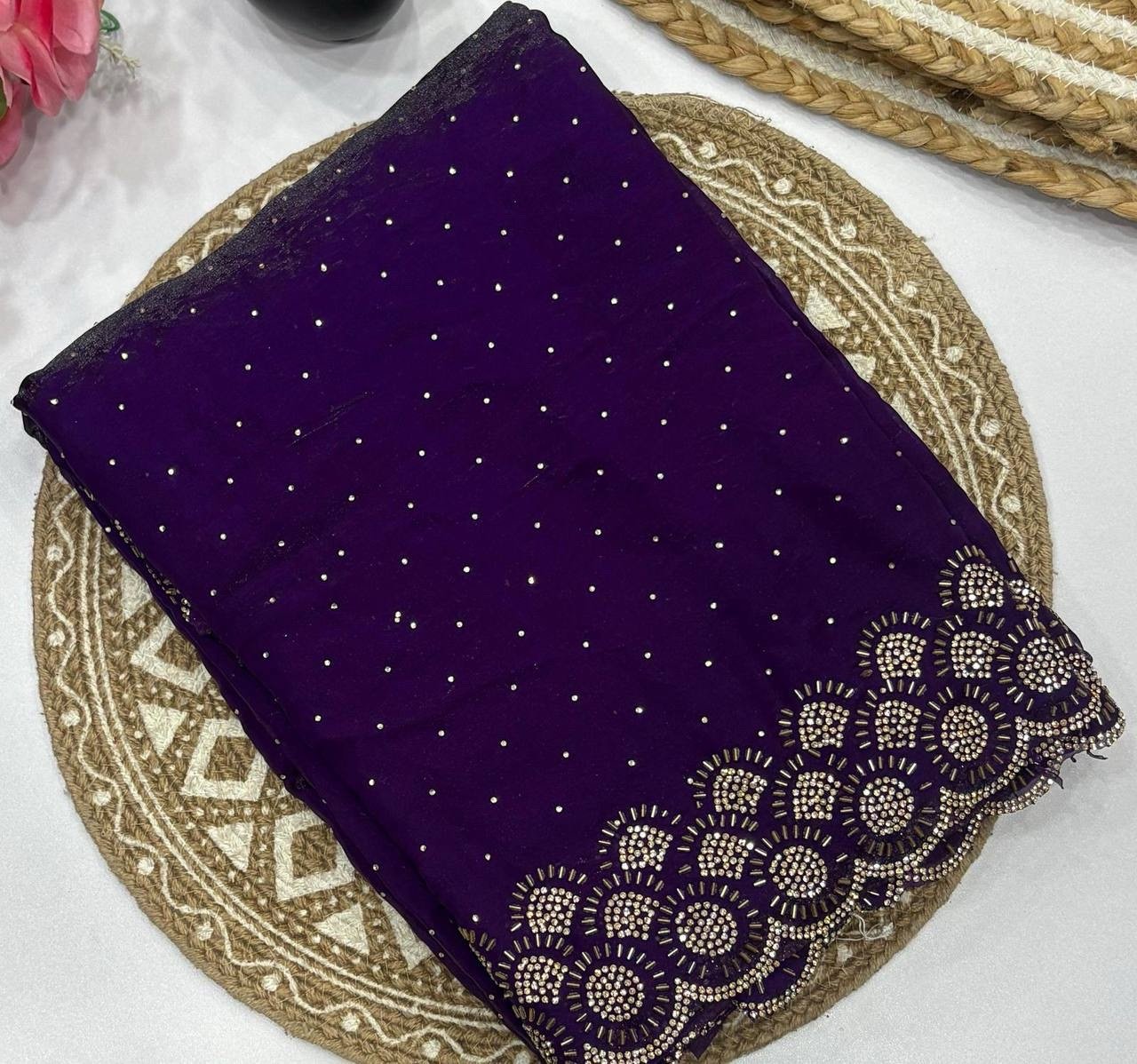 Jarkhan work space silk sarees - Image 15