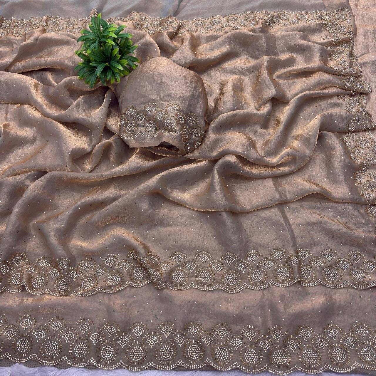 Jarkhan work space silk sarees - Image 10