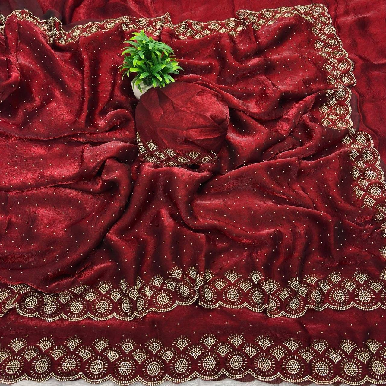 Jarkhan work space silk sarees - Image 9