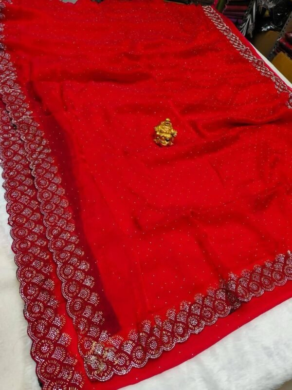 Jarkhan work space silk sarees - Image 7