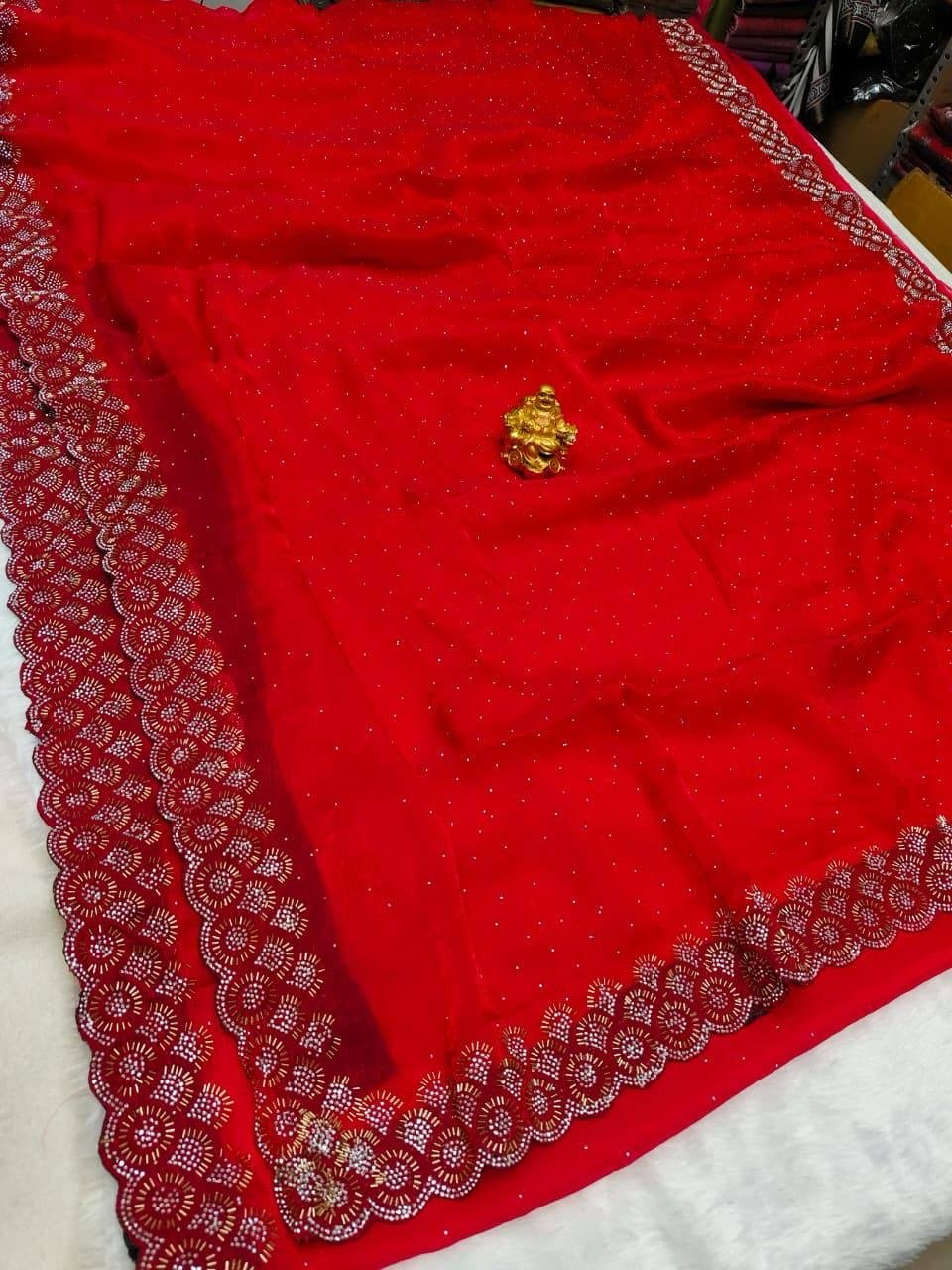 Jarkhan work space silk sarees - Image 7