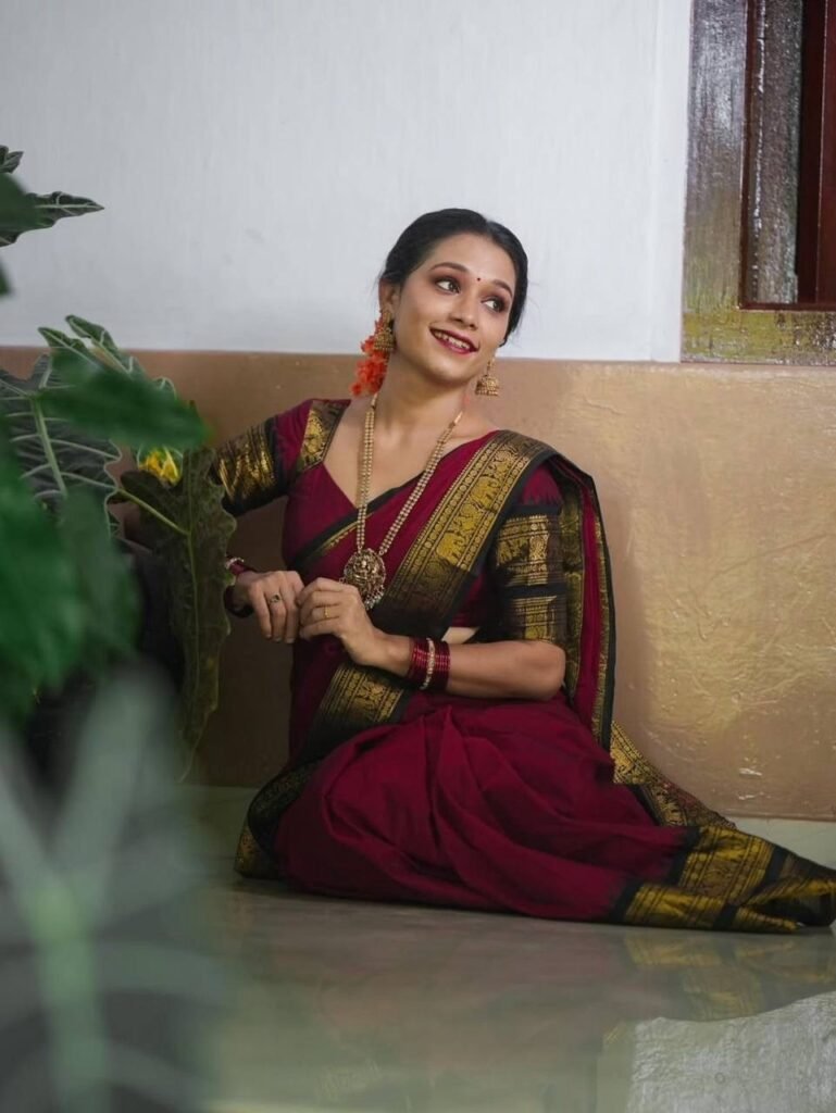 Kanchi cotton saree