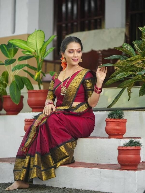 Kanchi cotton saree