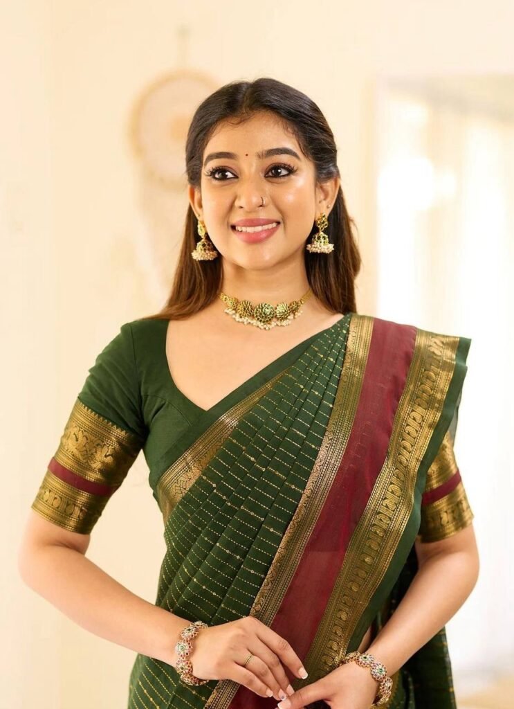 Kanchi Cotton Vaira Oosi Saree