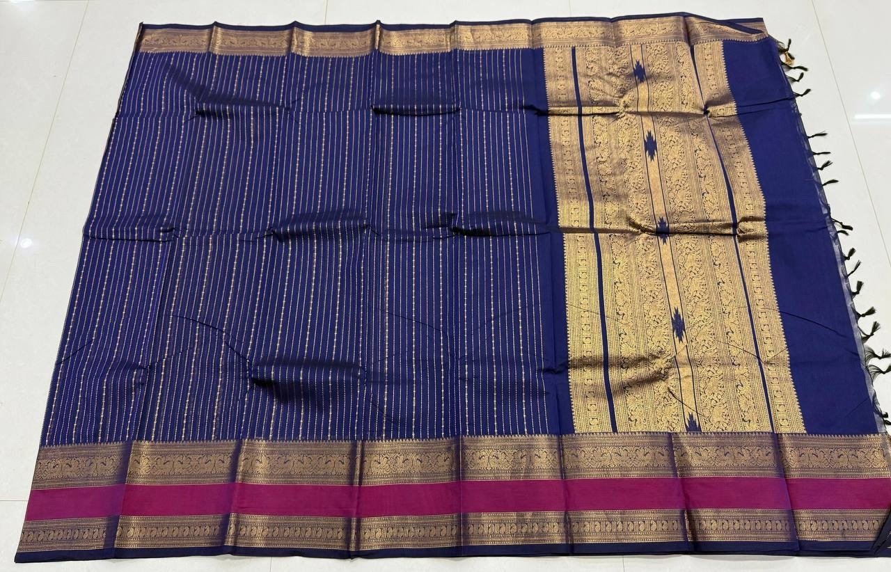 Kanchi Cotton Vaira Oosi Saree - Image 4