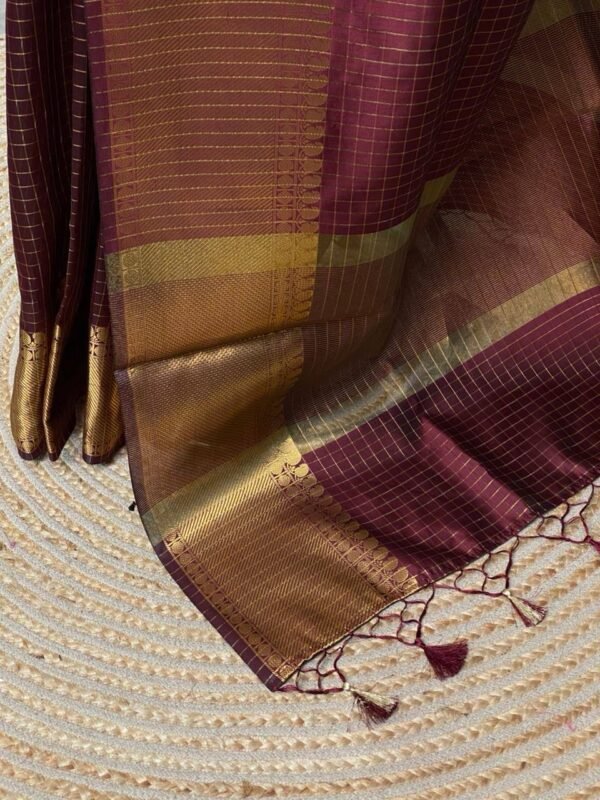 Semi kanchivaram silk - Image 5