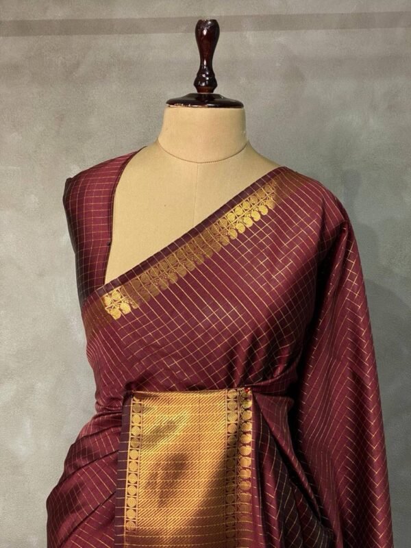Semi kanchivaram silk - Image 13