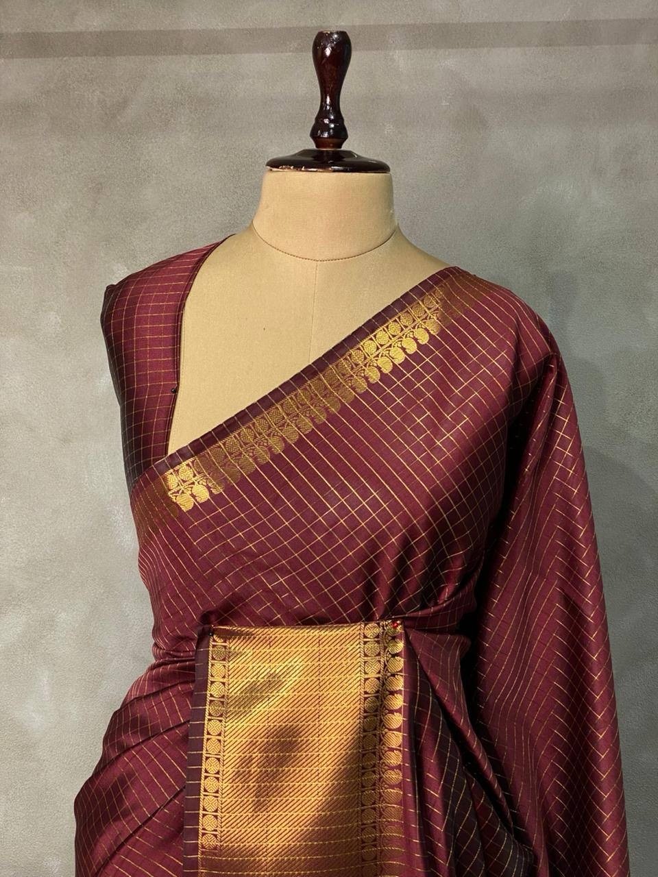 Semi kanchivaram silk - Image 13