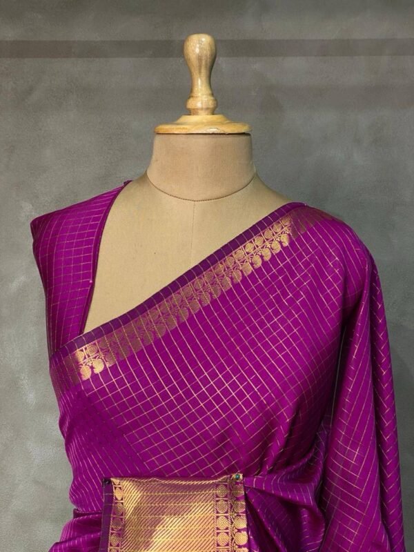 Semi kanchivaram silk - Image 9