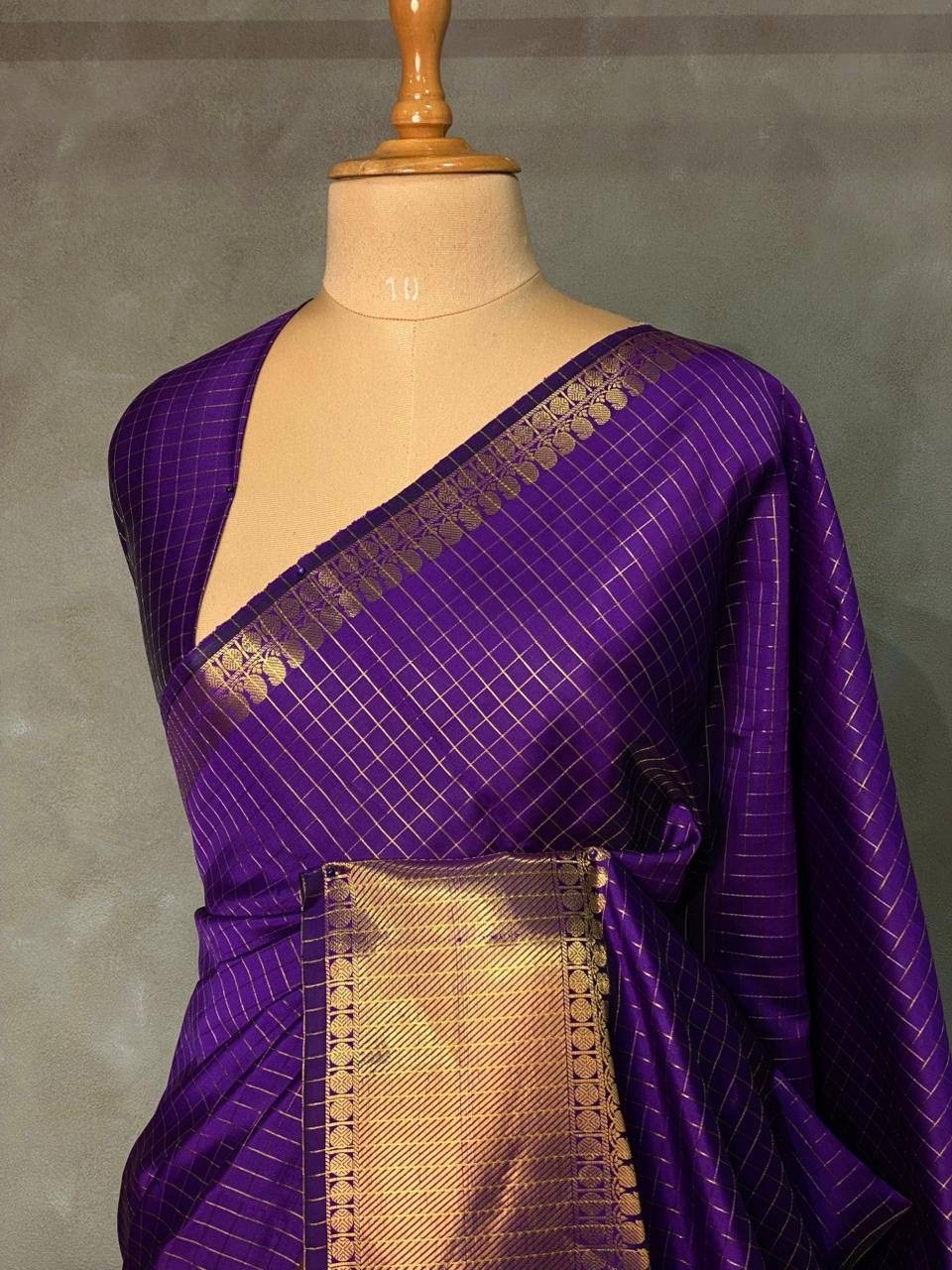 Semi kanchivaram silk - Image 12