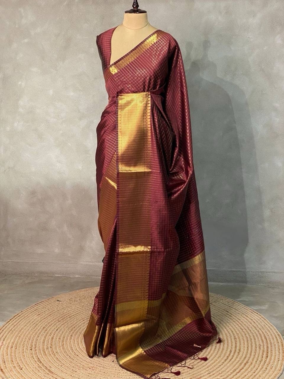Semi kanchivaram silk - Image 3