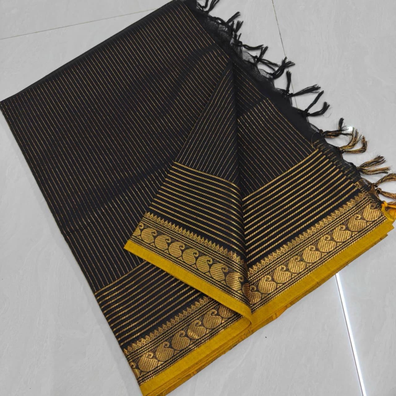 Kanchi cotton saree - Image 6