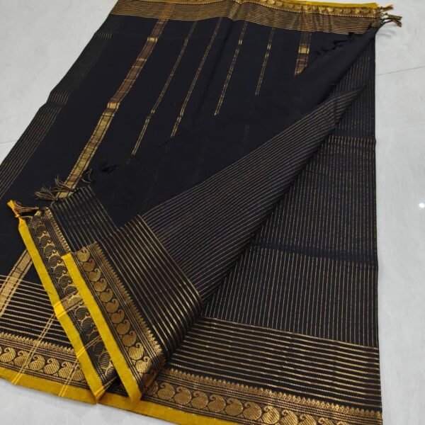 Kanchi cotton saree - Image 5