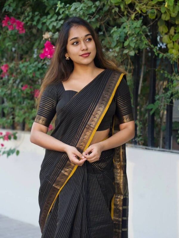 Kanchi cotton saree - Image 3