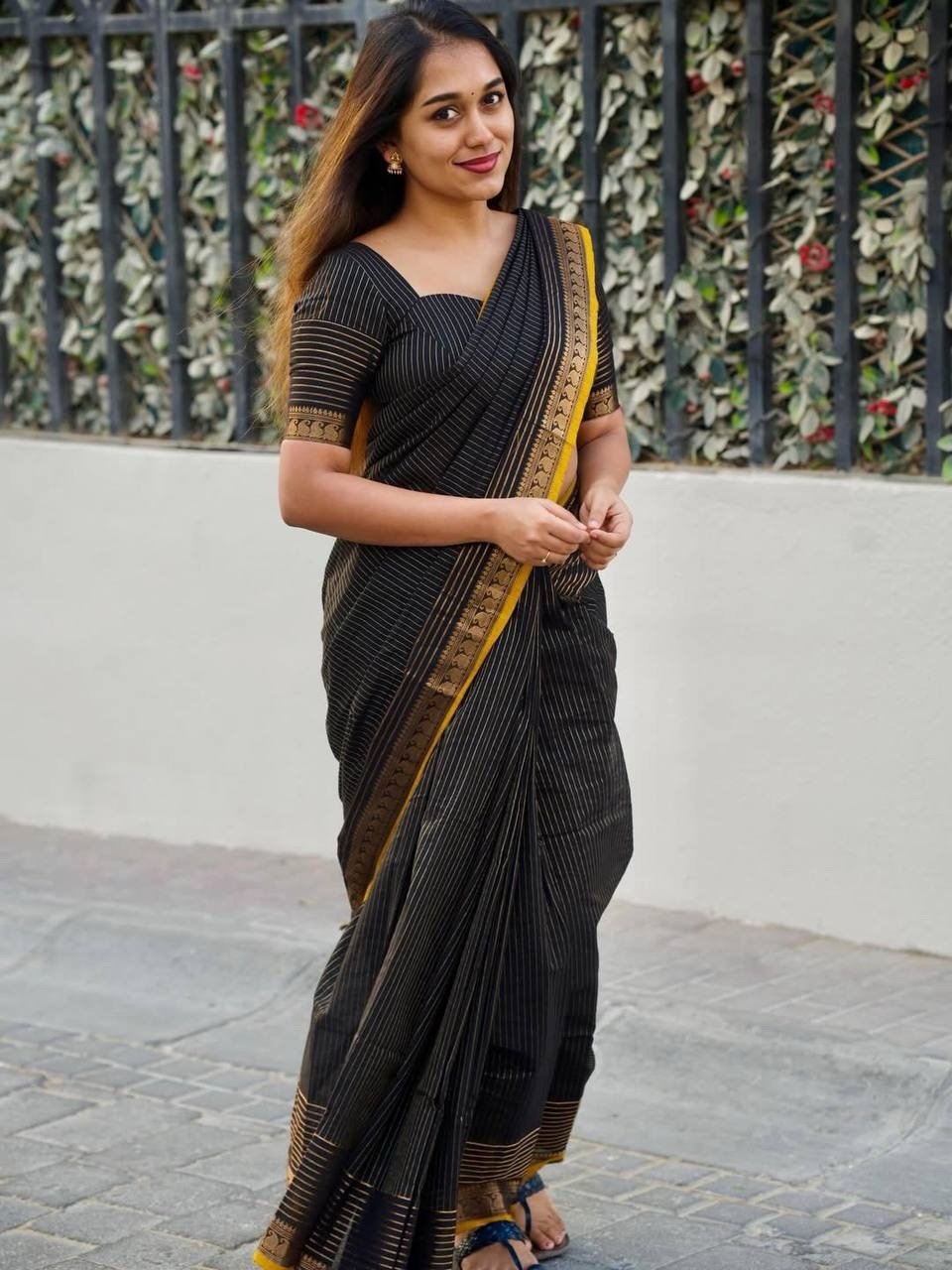 Kanchi cotton saree - Image 1
