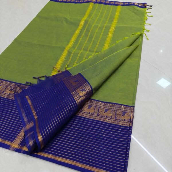 Kanchi cotton saree - Image 6