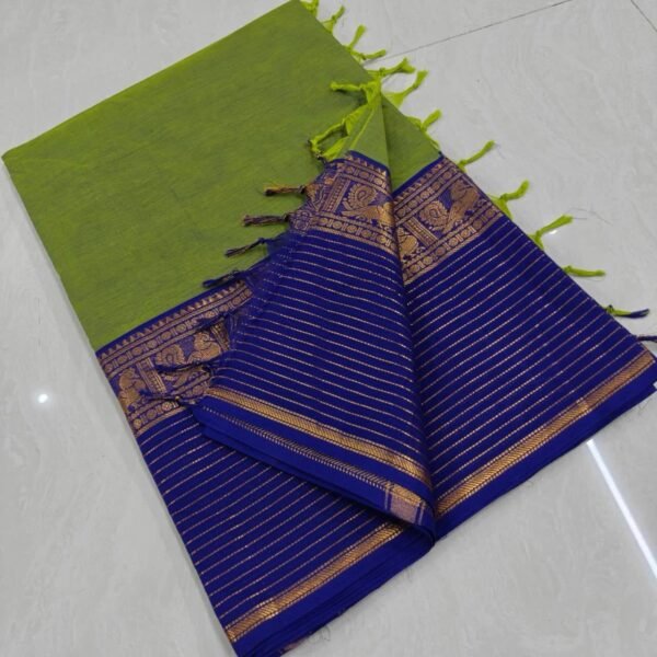 Kanchi cotton saree - Image 4