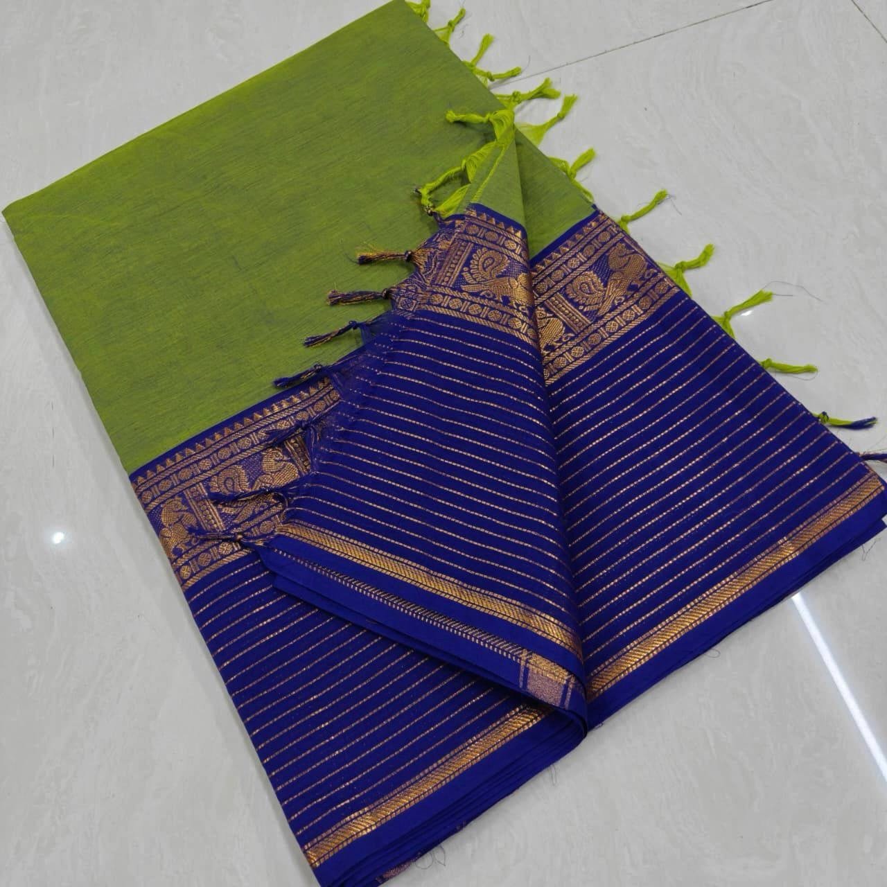 Kanchi cotton saree - Image 4