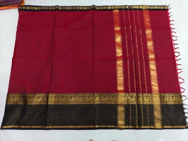 Kanchi cotton saree - Image 5