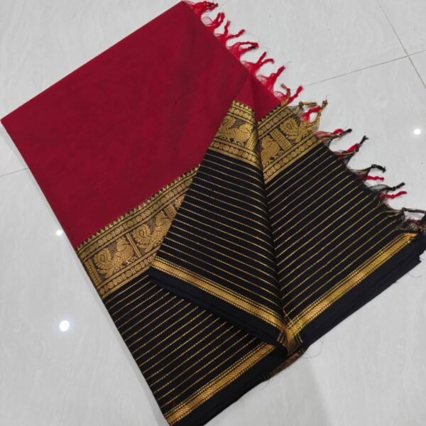Kanchi cotton saree - Image 7