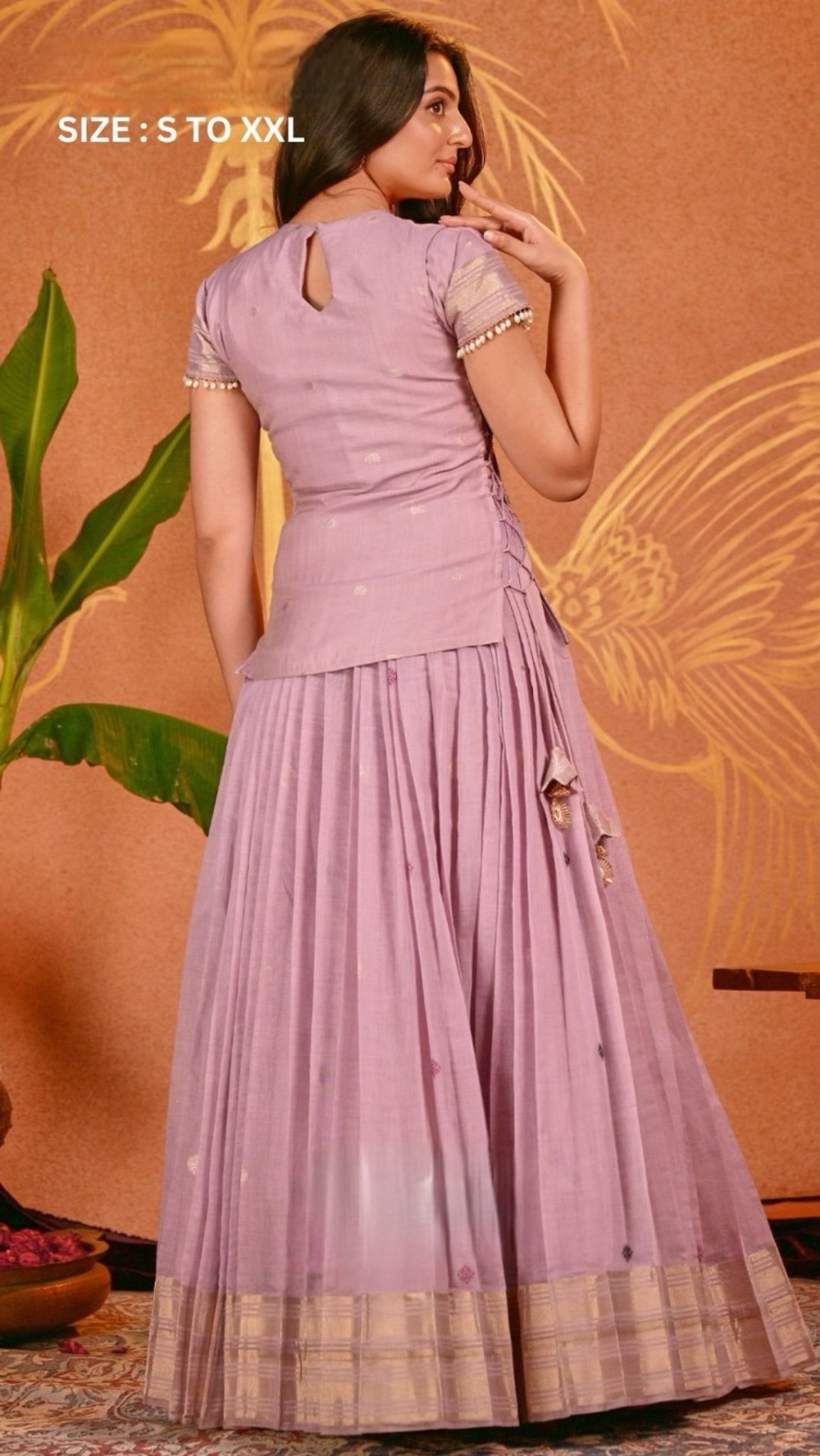 Kamini Pethani Cotton Silk Jacket Indo western - Image 3