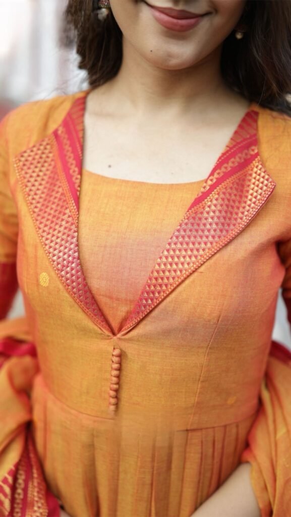 Pravika Handloom Kurta Set for Elegant Wear