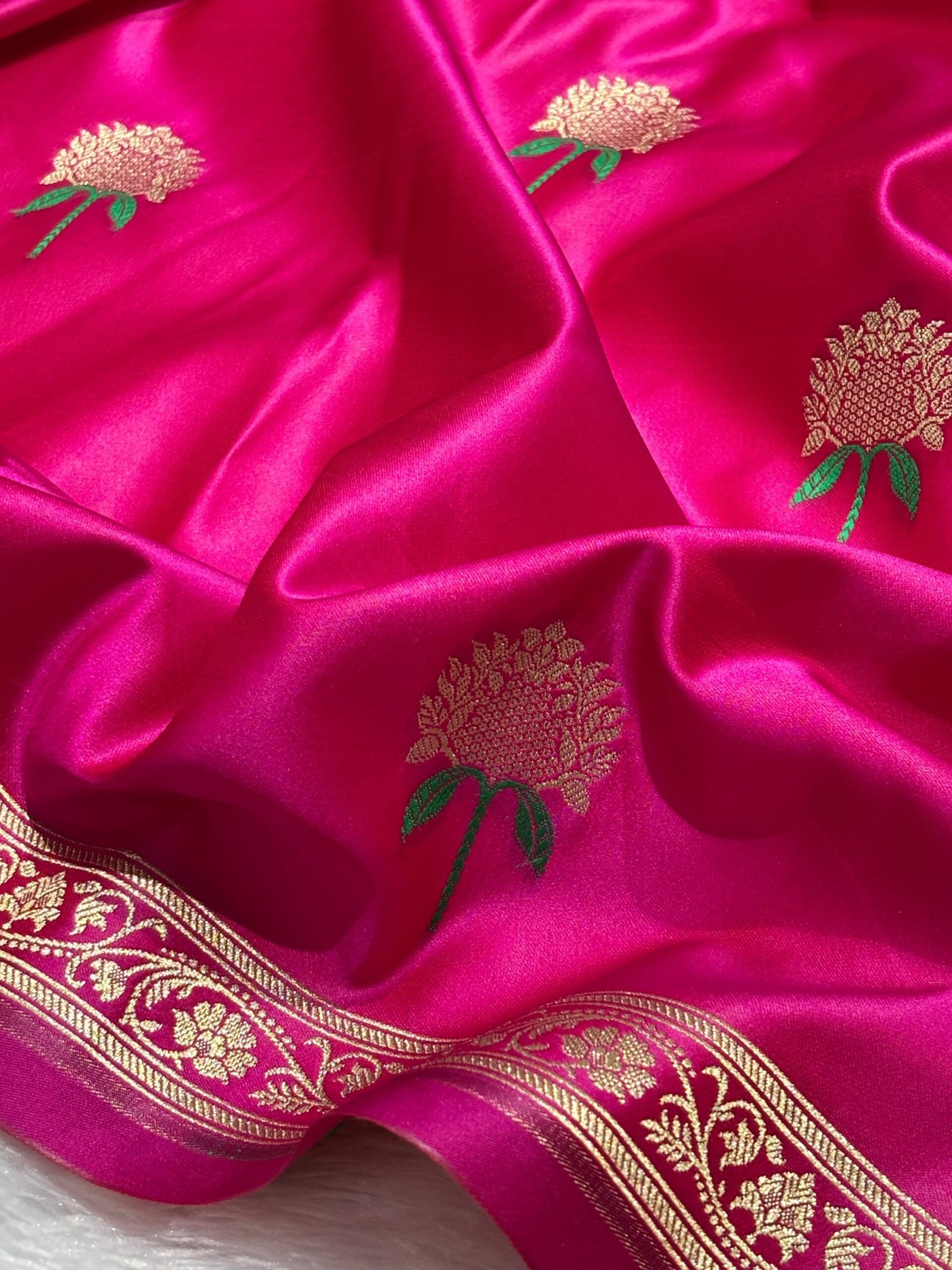 ZARIA - Banarasi Mashru Katan Silk - Image 3