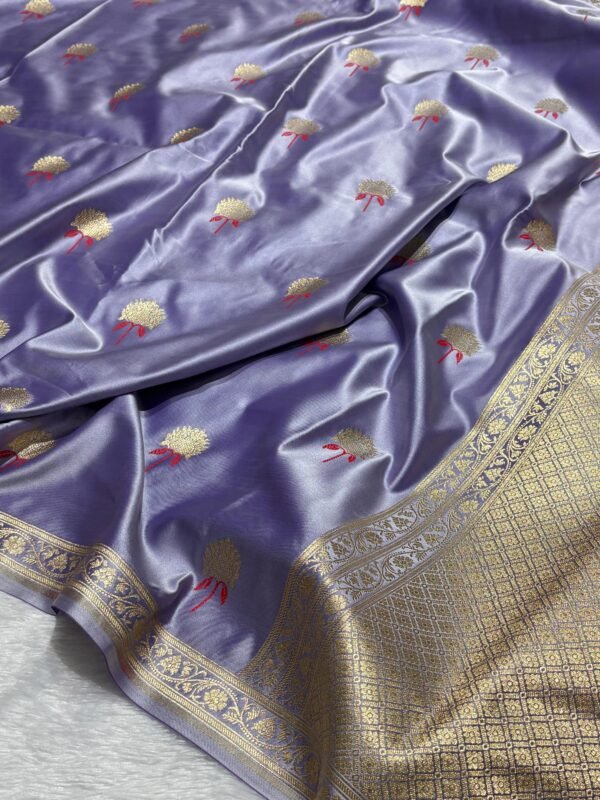 ZARIA - Banarasi Mashru Katan Silk - Image 3